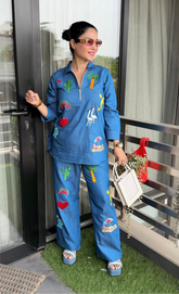 Denim classic coord set